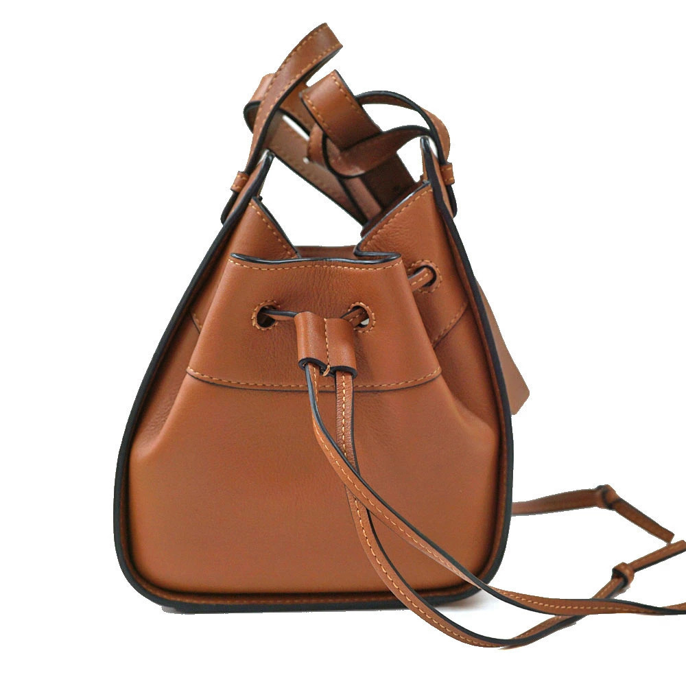 Loewe Bag Hammock Brown View 3